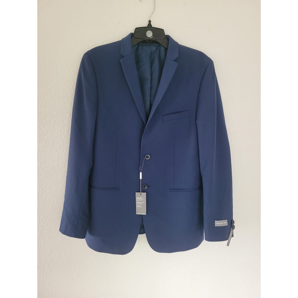 Michael Kors Boys Skinny Fit Blue Suit Seperate Blazer Jacket 18R New Kelly #8